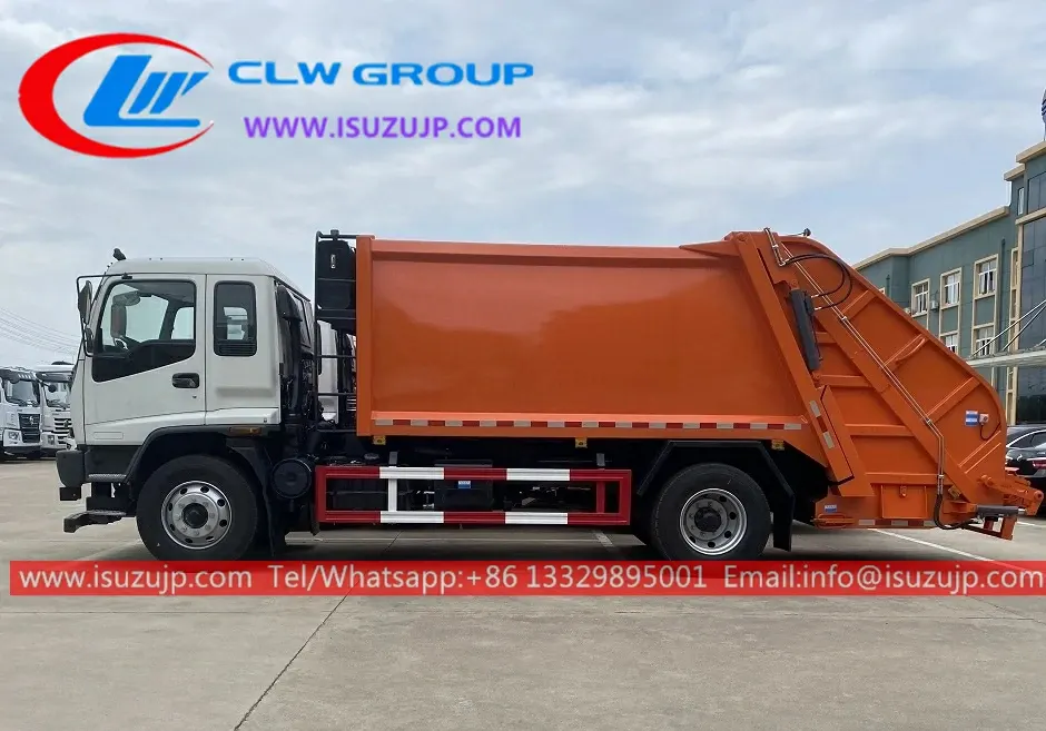 ISUZU FVR 12cbm garbage compression recycling truck