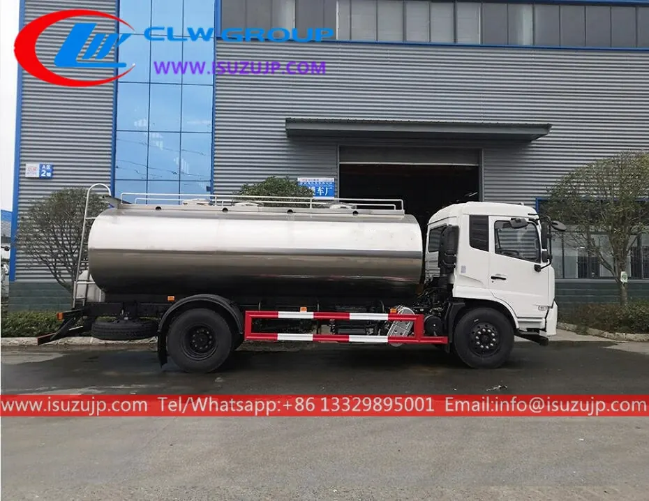 ISUZU FVR 15000liters milk transport tanker lorry