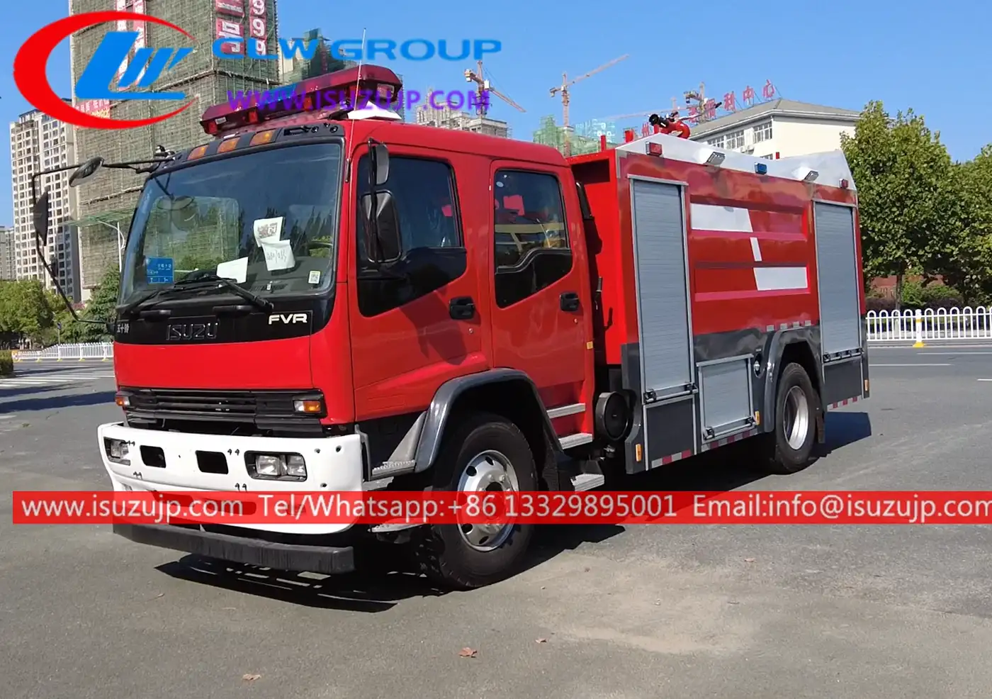 ISUZU FVR 6000liters airport fire truck for sale