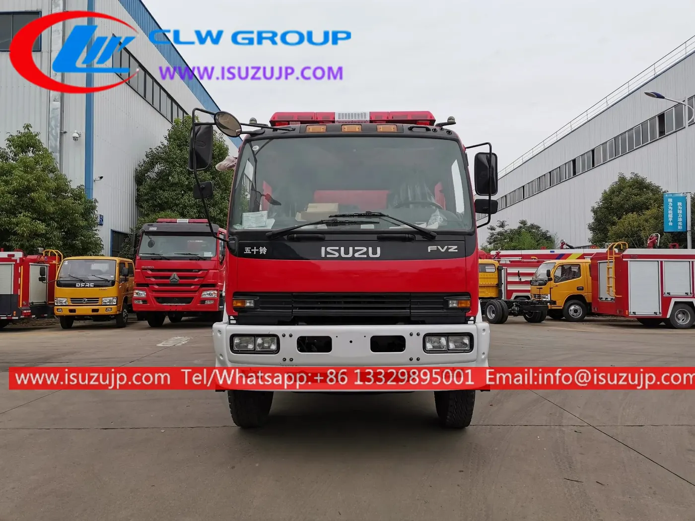 ISUZU FVZ 12000liters water tender fire truck