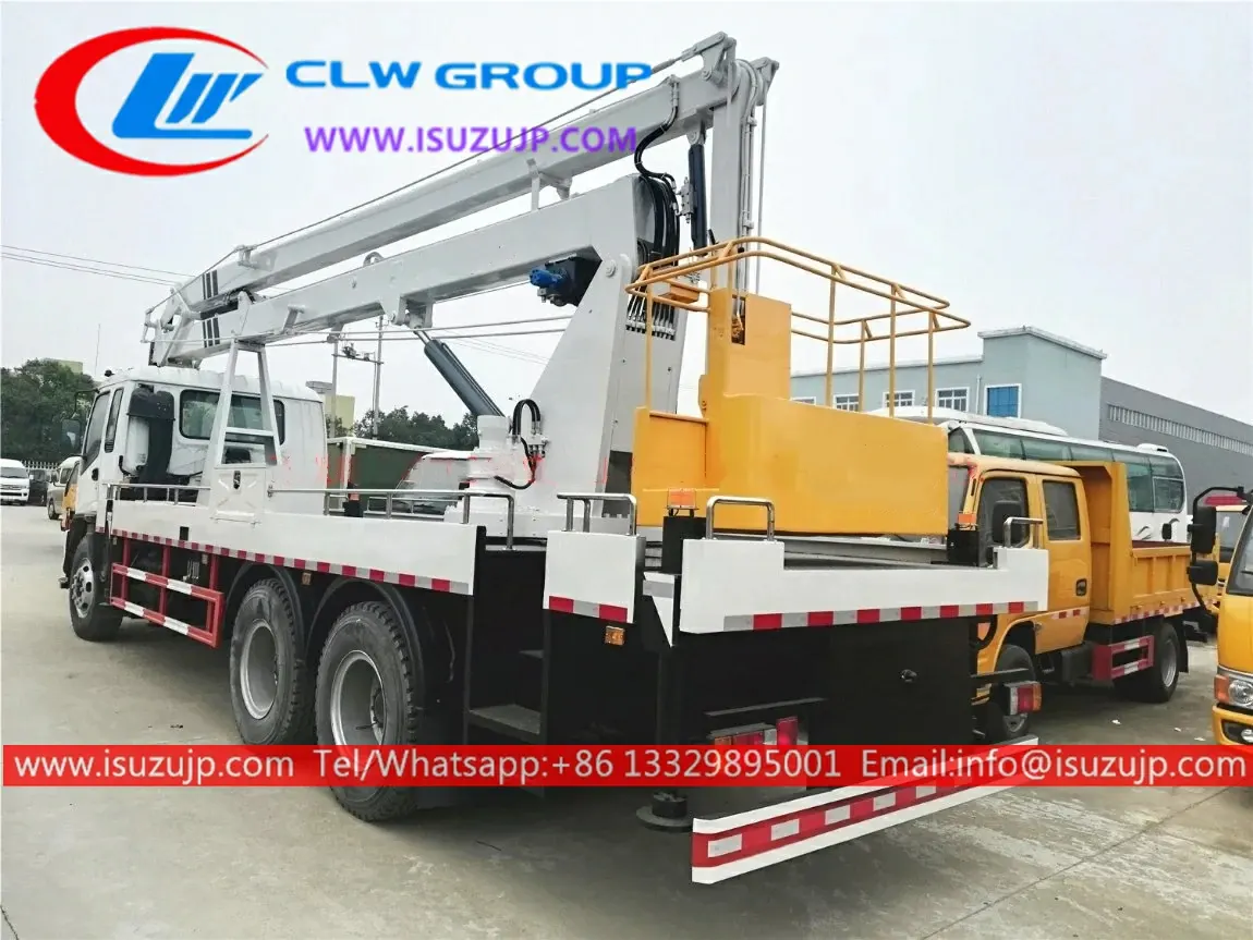 ISUZU FVZ 24m large cherry picker for sale