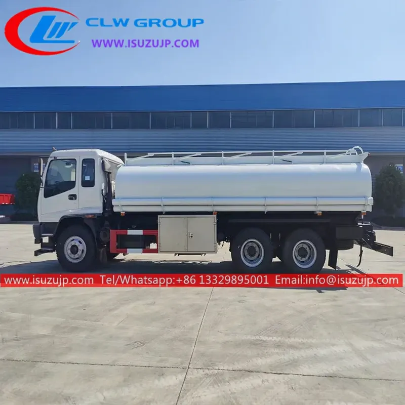 ISUZU FVZ 5000 gallons bulk milk storage tank truck for sale