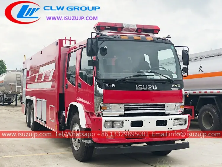 ISUZU FVZ 3000 gallon fire tanker