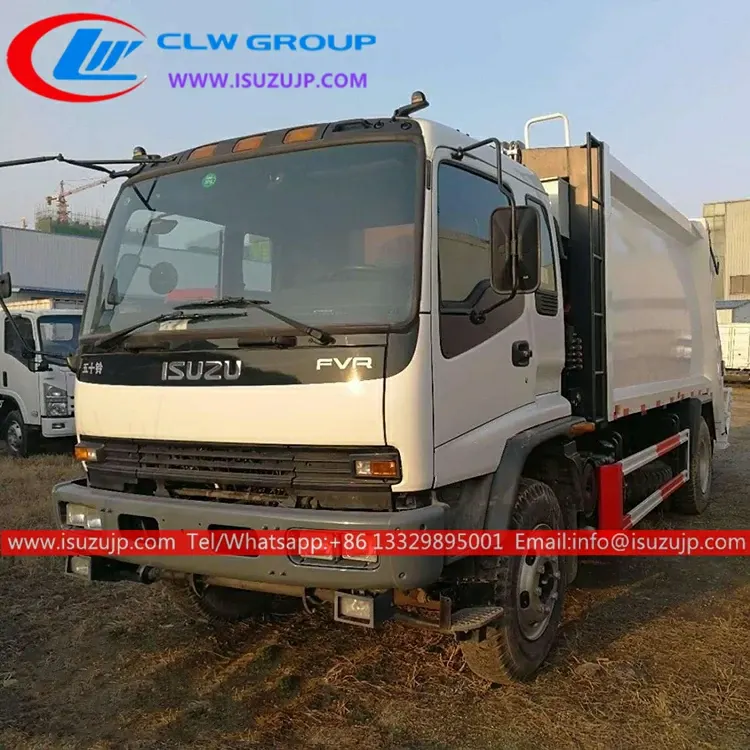ISUZU GIGA 10T to 12 ton rear loader garbage truck compactor