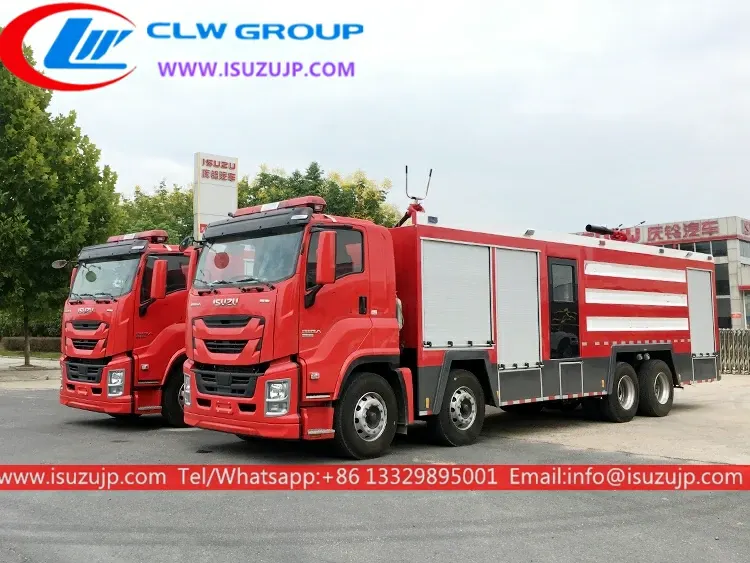 ISUZU GIGA 5000 gallon fire tanker