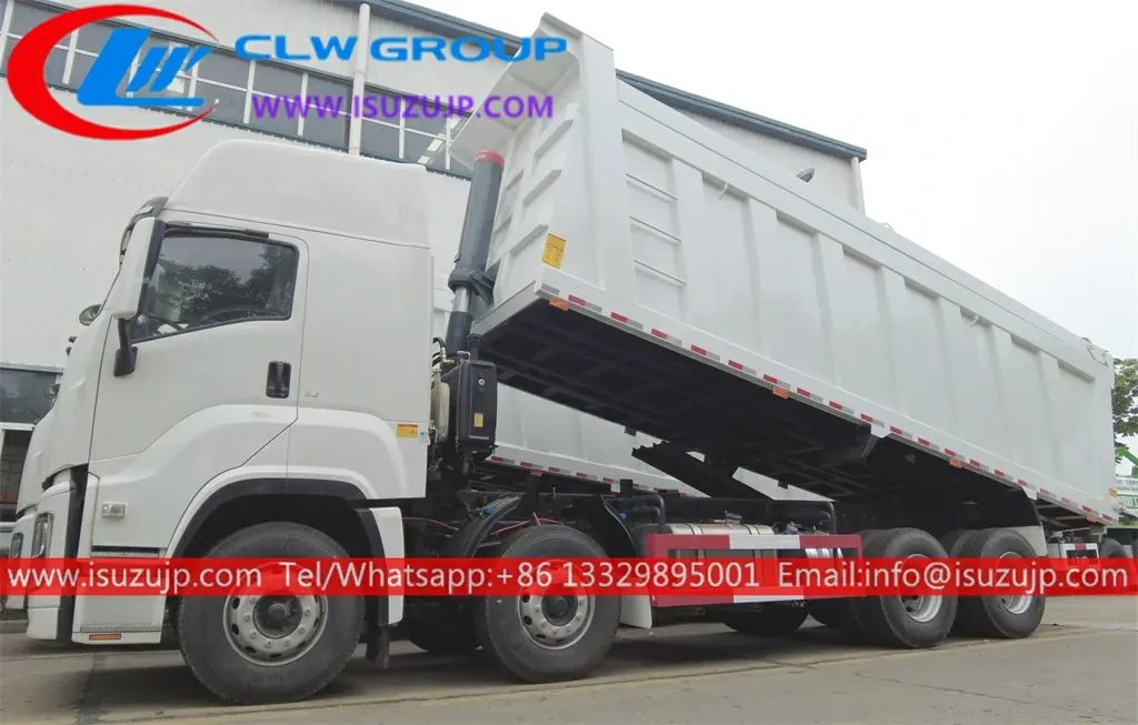 12 wheel Isuzu Giga 40T tipper lorry for sale