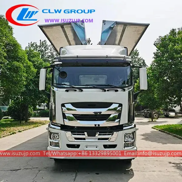 Isuzu Giga 10 wheeler Aluminum truck wing van for sale