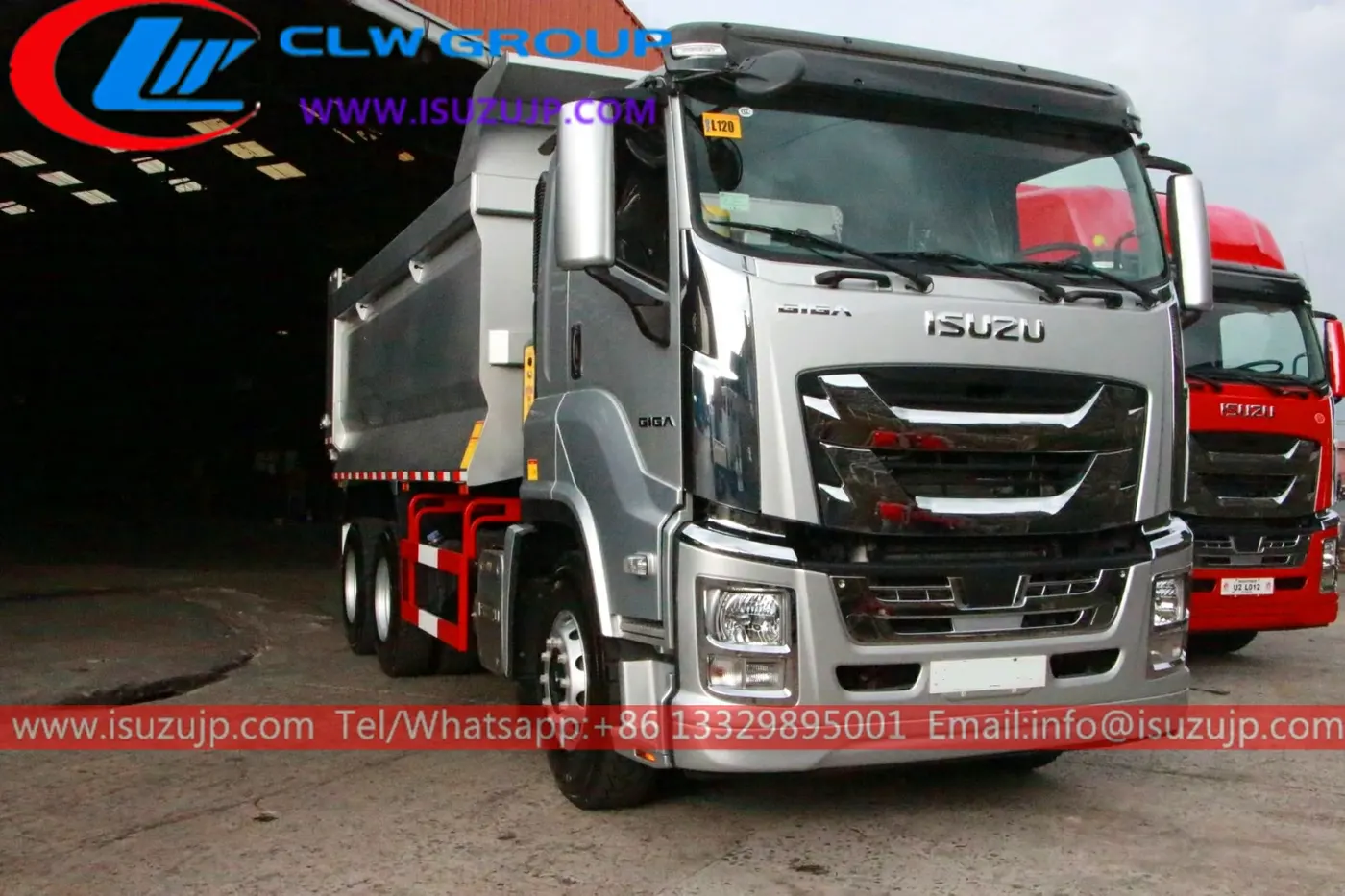 380HP Isuzu GIGA VC61 tri axle mining quarry truck