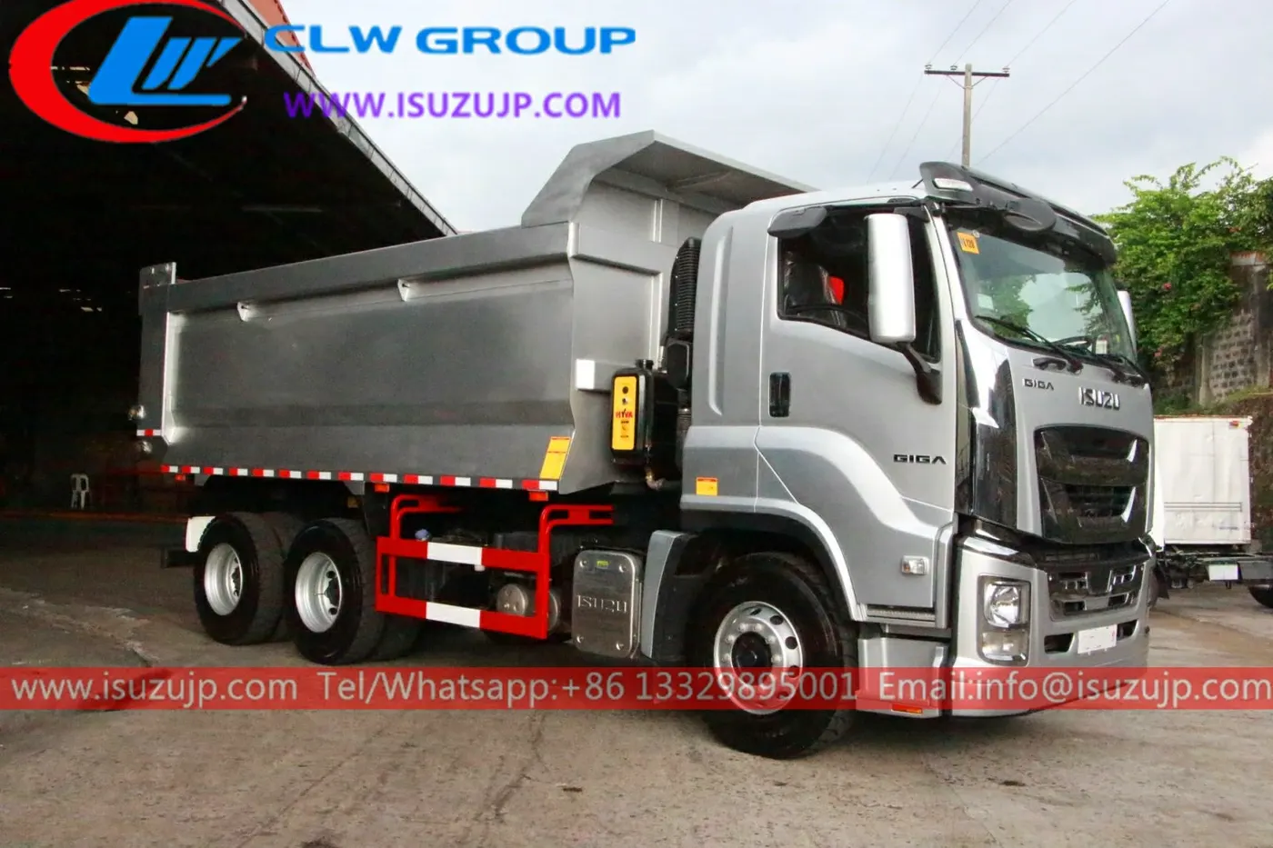 380HP Isuzu GIGA VC61 tri axle mining quarry truck