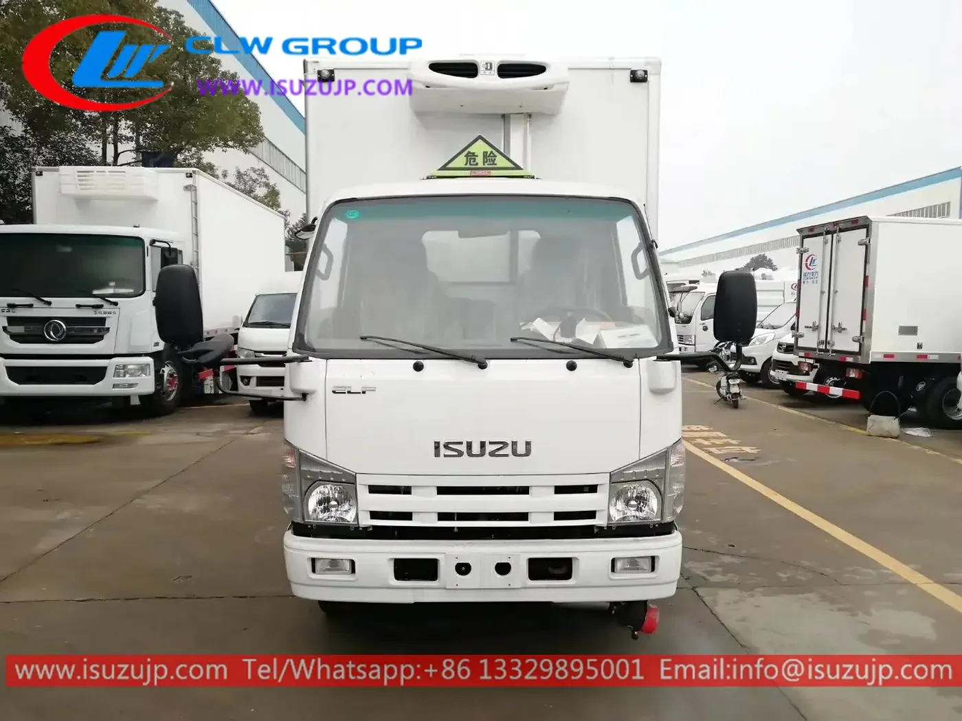 ISUZU ELF 4 meters long box medical waste disposal truck