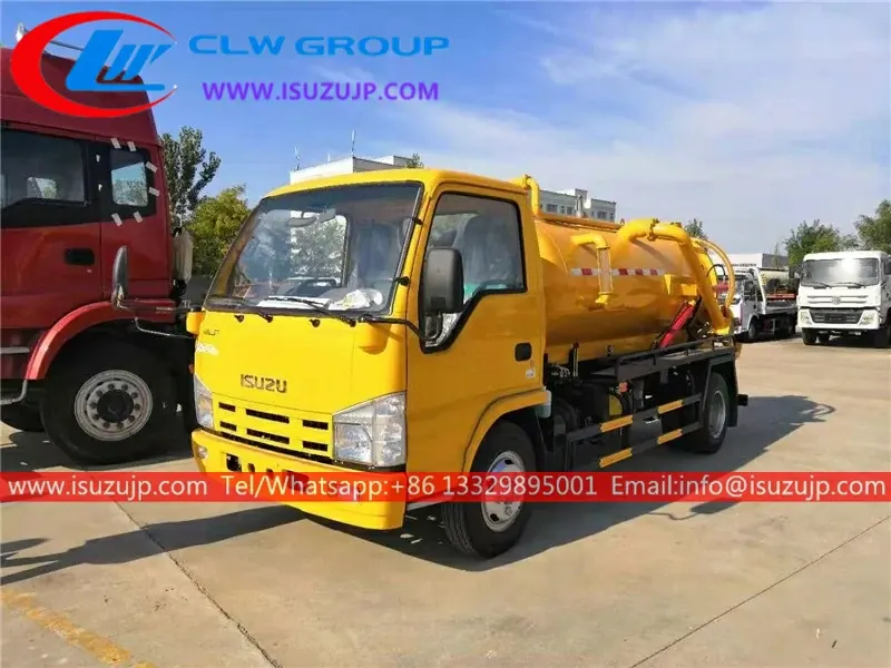 ISUZU NHR 3000L sewage truck for sale