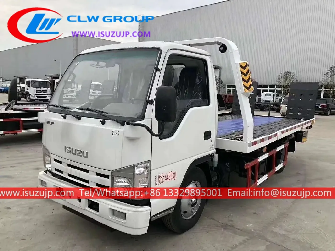 ISUZU NJR 3 ton platform wrecker