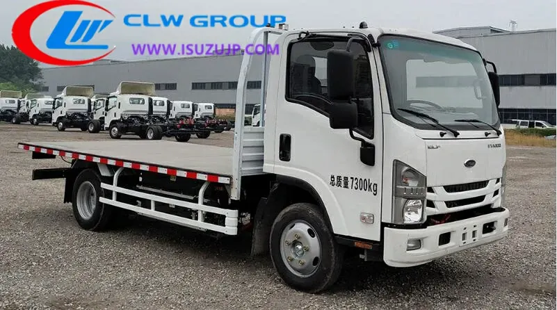 ISUZU ELF 5 ton flat bed truck