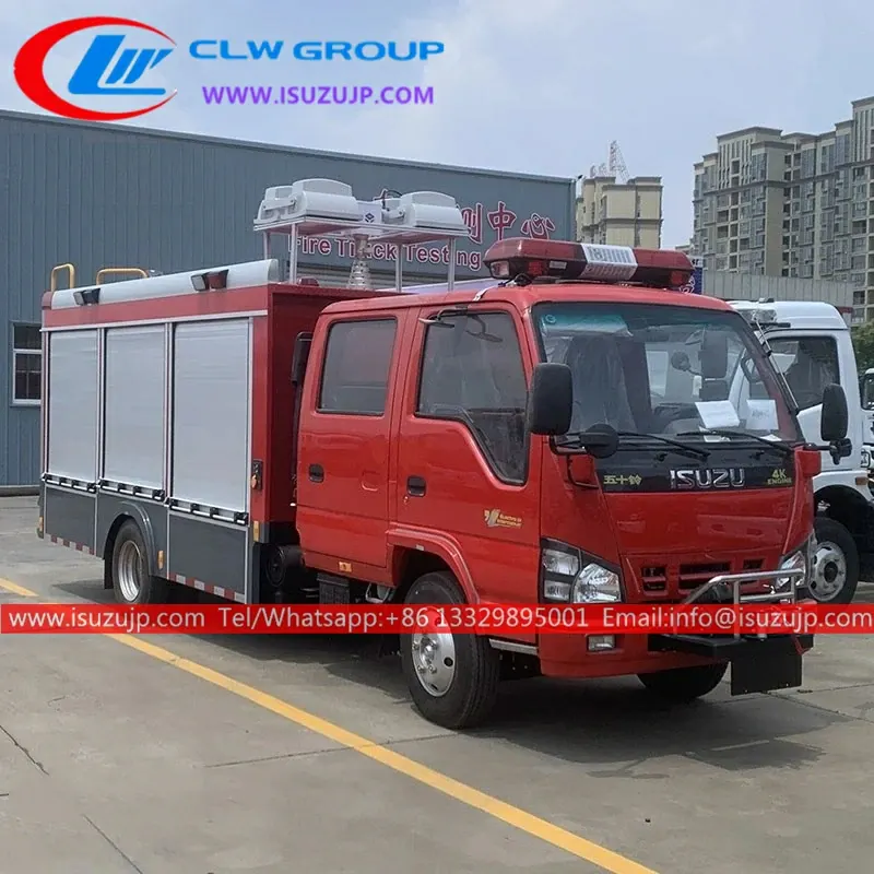 ISUZU NJR fire rescue truck for sale