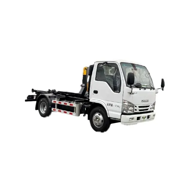 ISUZU NJR small 3m3 hook lift dump truck