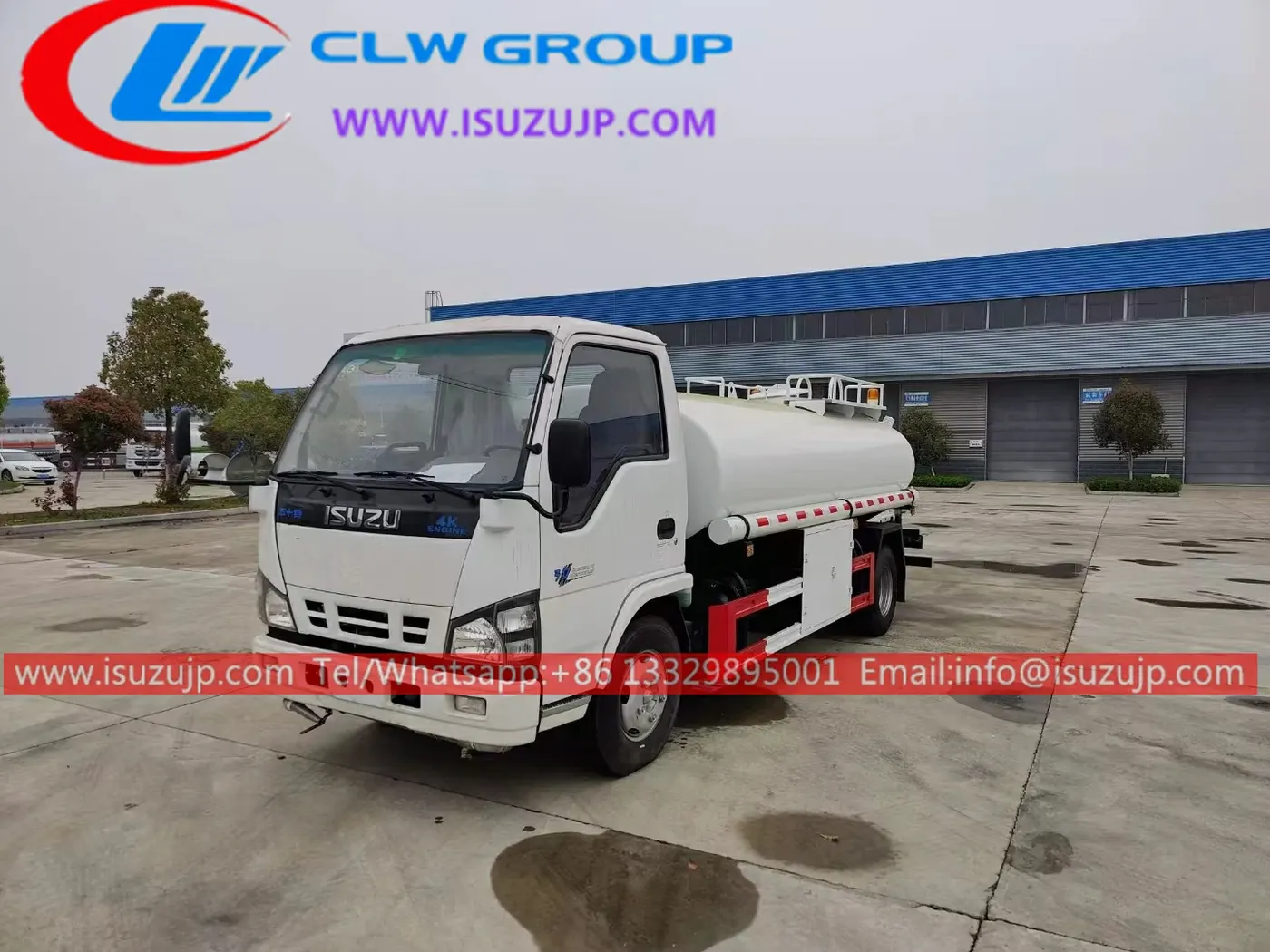 ISUZU NKR 5000liters water tender for sale