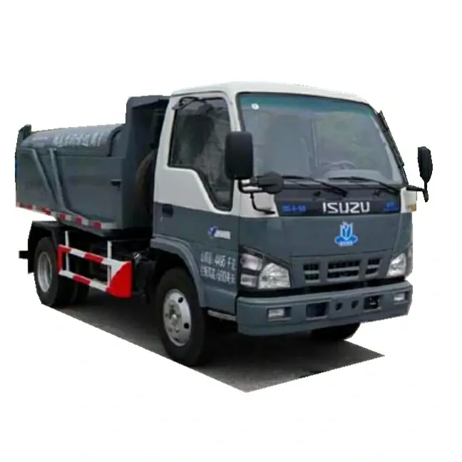 ISUZU NKR 5cbm front loader dump truck