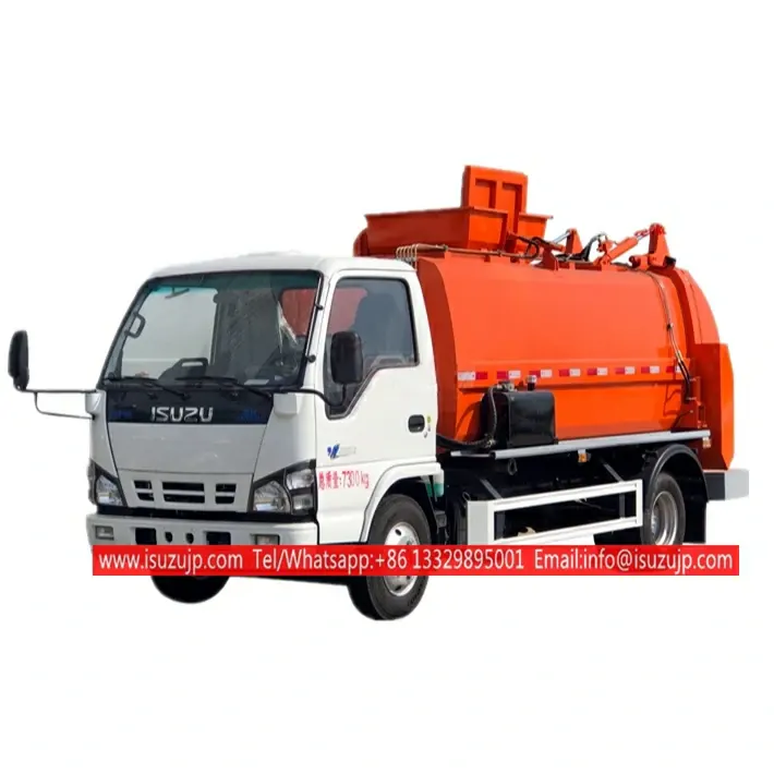 ISUZU NKR 5m3 kitchen food waste disposal truck