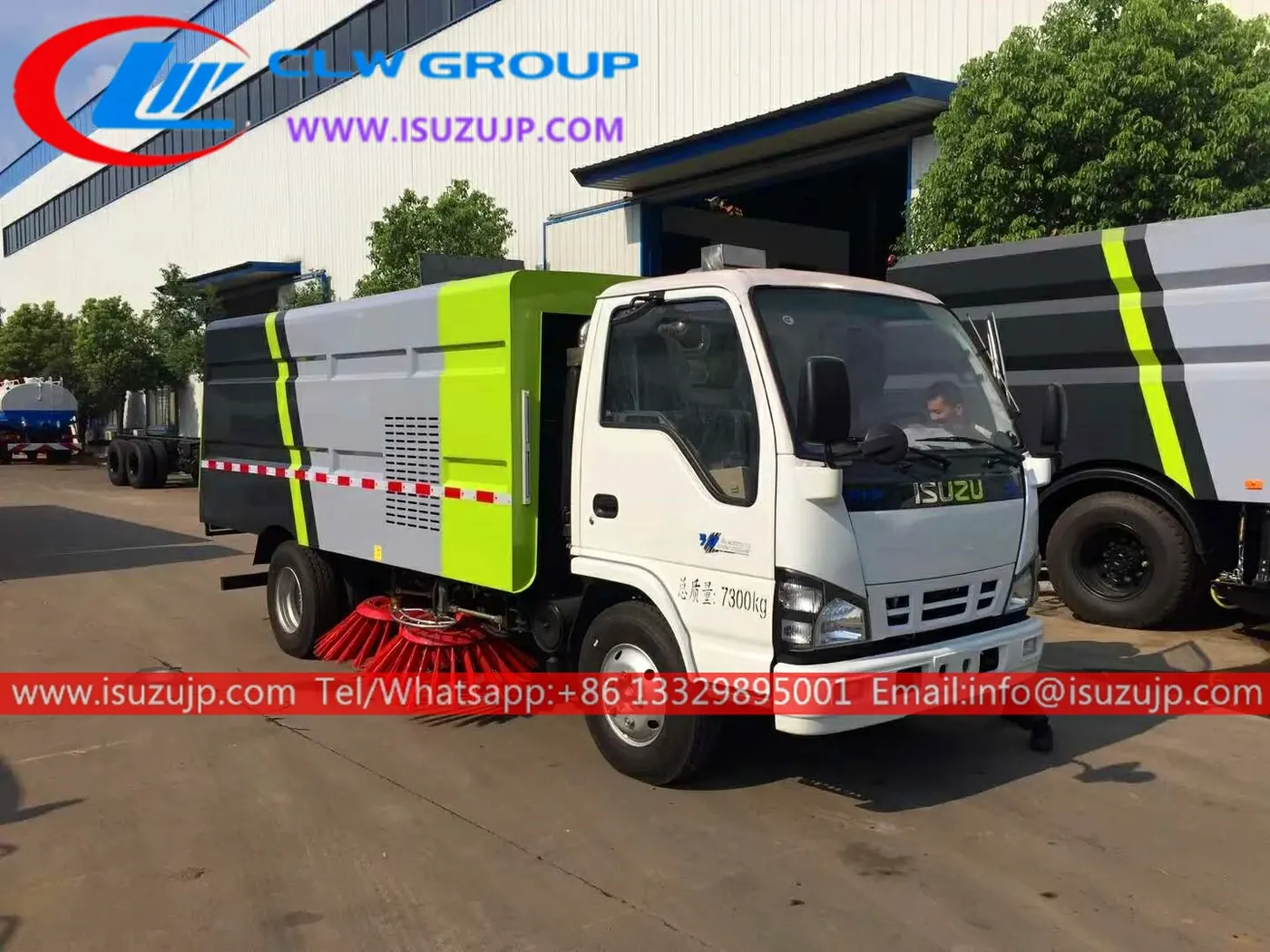 ISUZU NKR 5m3 street cleaner truck