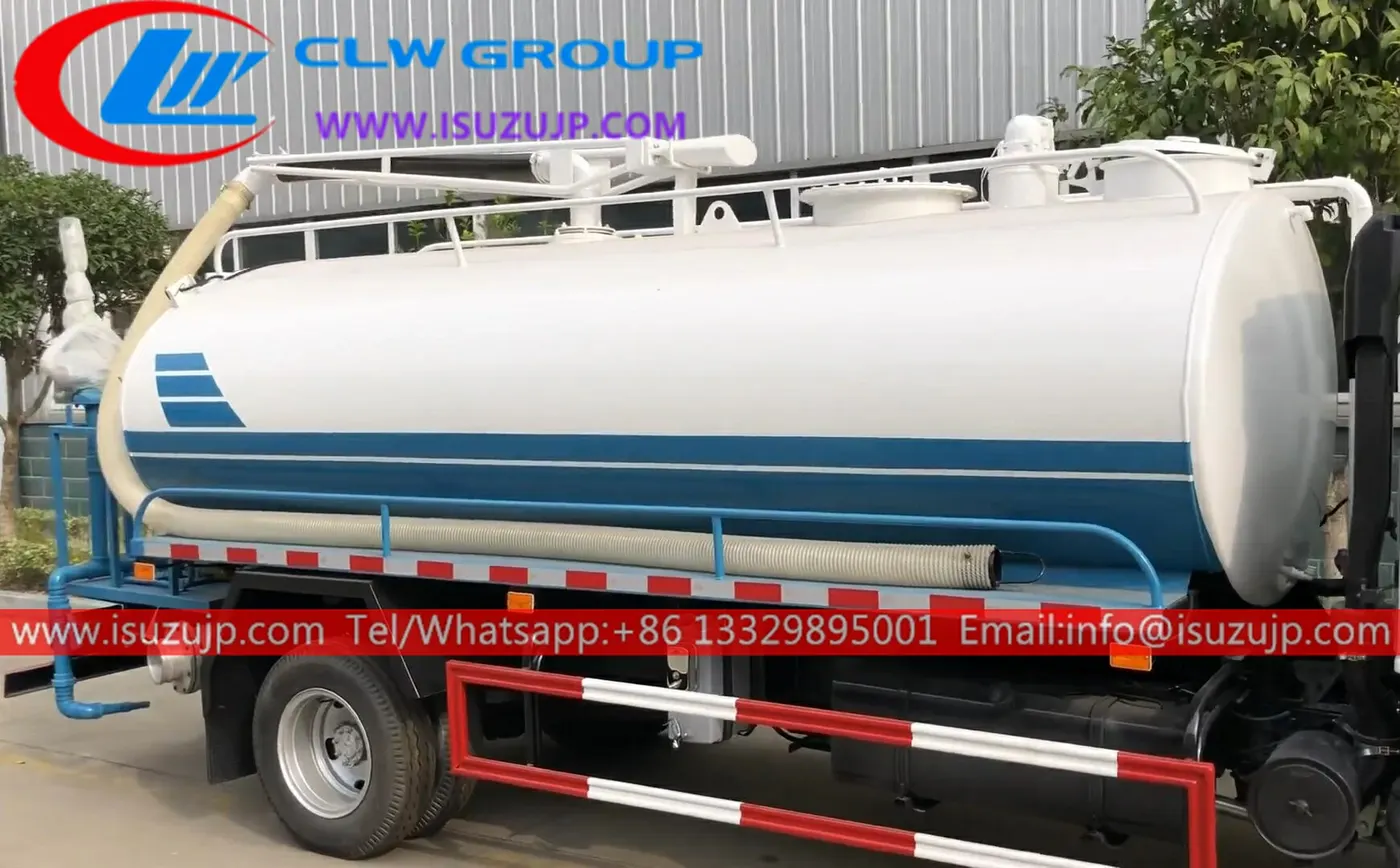 ISUZU NKR 6000liters Fecal suction truck