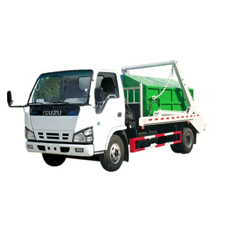 ISUZU NKR 6cbm skip bin loader truck