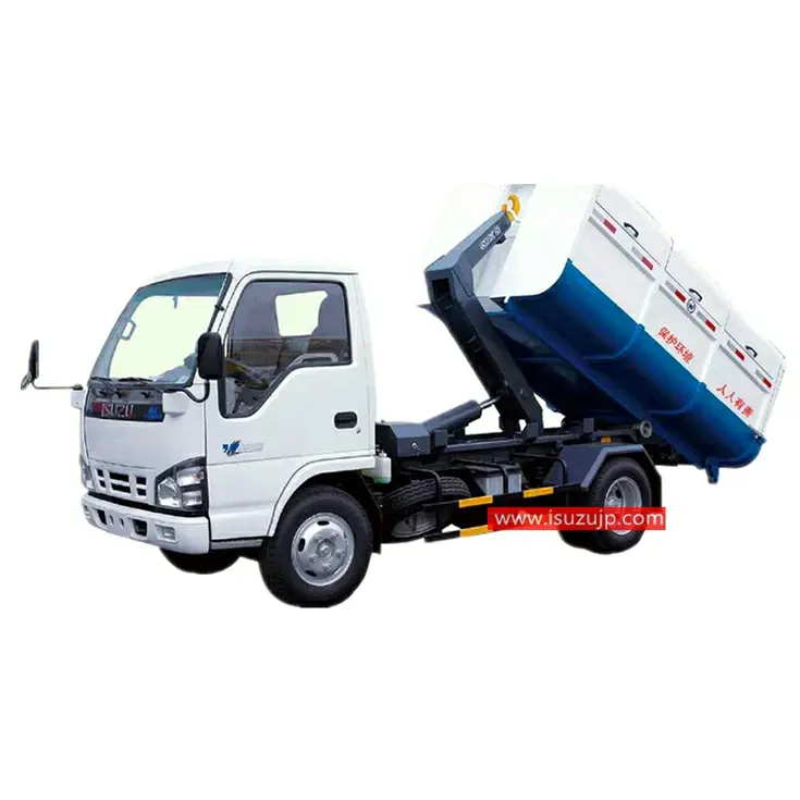 ISUZU NKR 6m3 hook bin truck