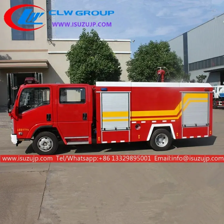 ISUZU NNR 5cbm pumper fire truck