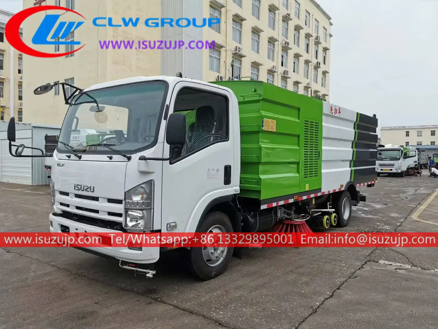 ISUZU NPR 10cbm street sweeping truck