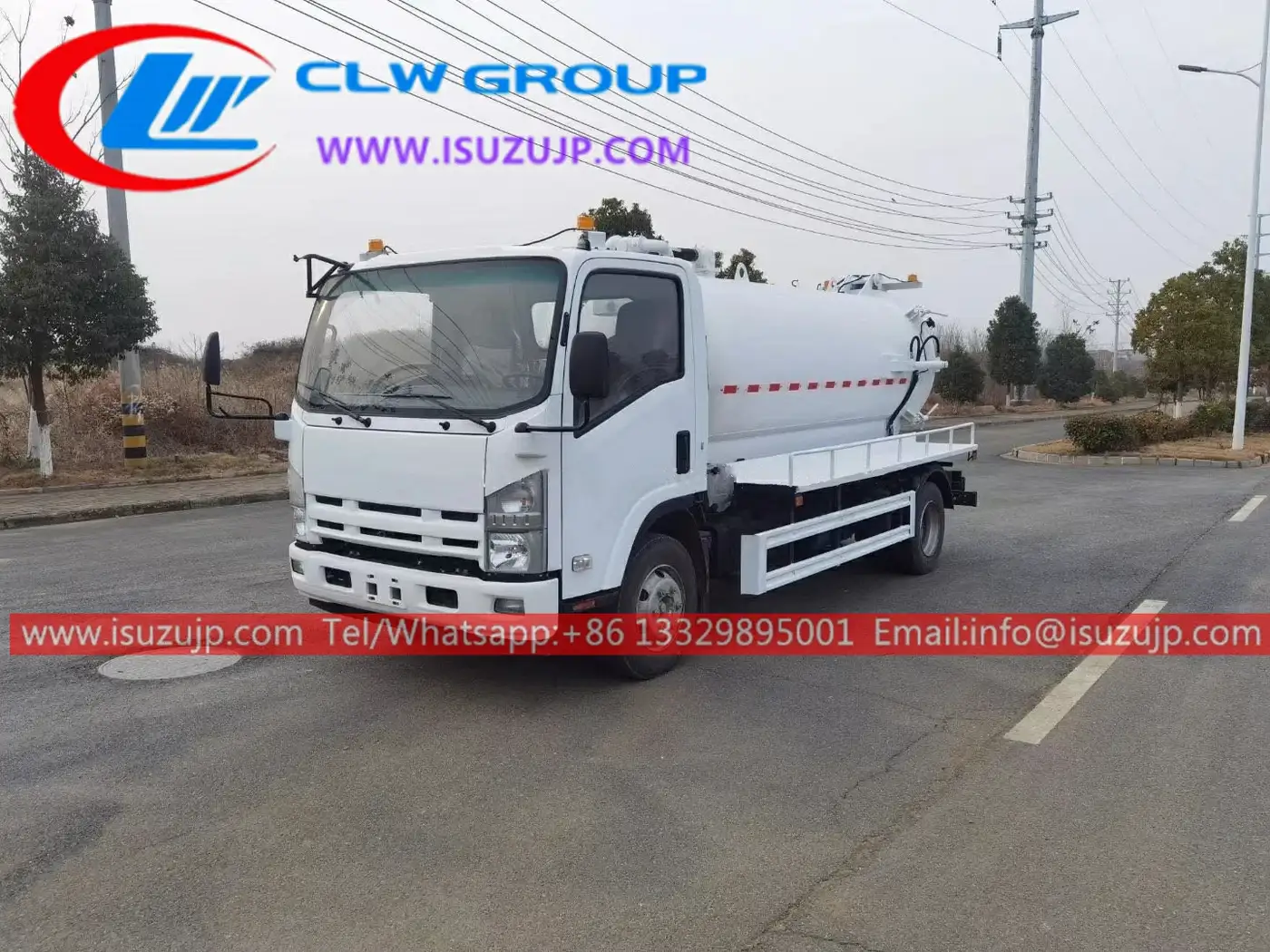 ISUZU NPR 10cbm sewage suction vehicle
