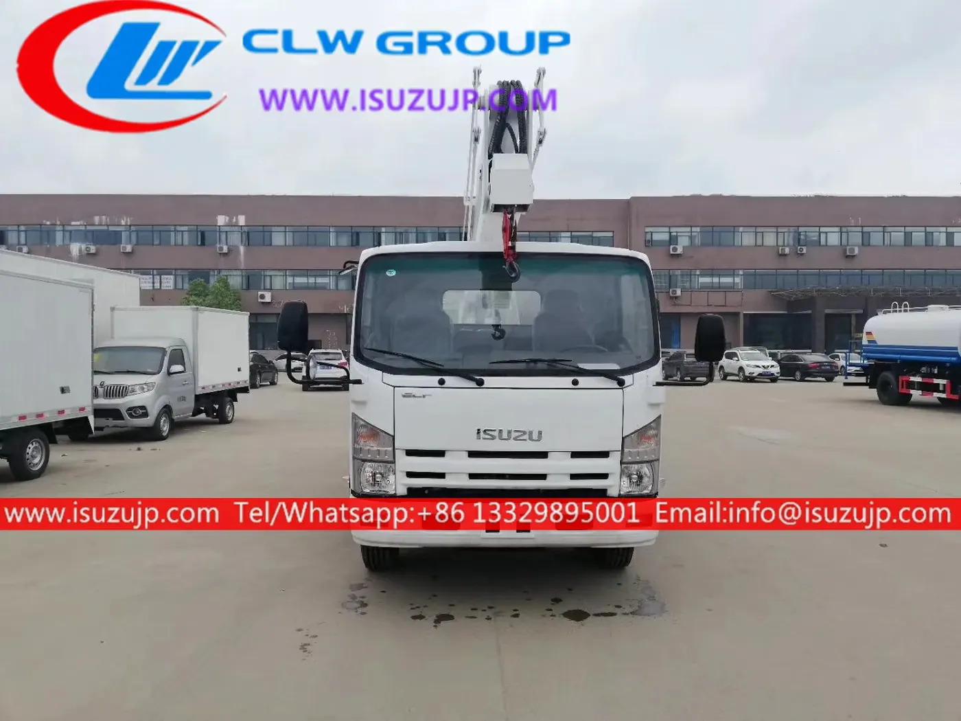 ISUZU NPR 20m man lifter truck