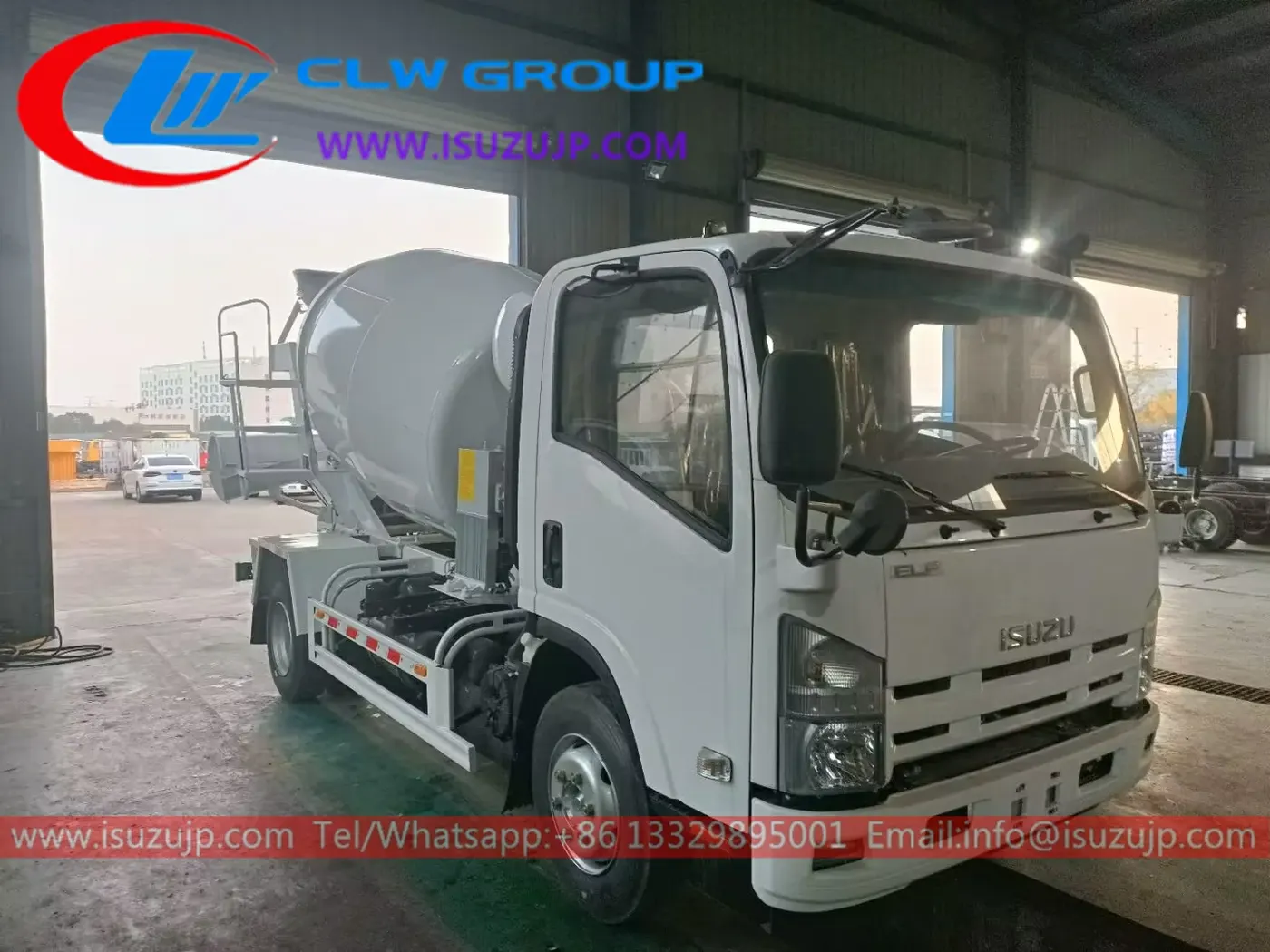 ISUZU NPR 3-5cbm mini ready mix concrete truck Philippines