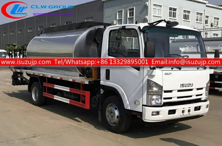 ISUZU NPR 8m3 asphalt sprayer truck