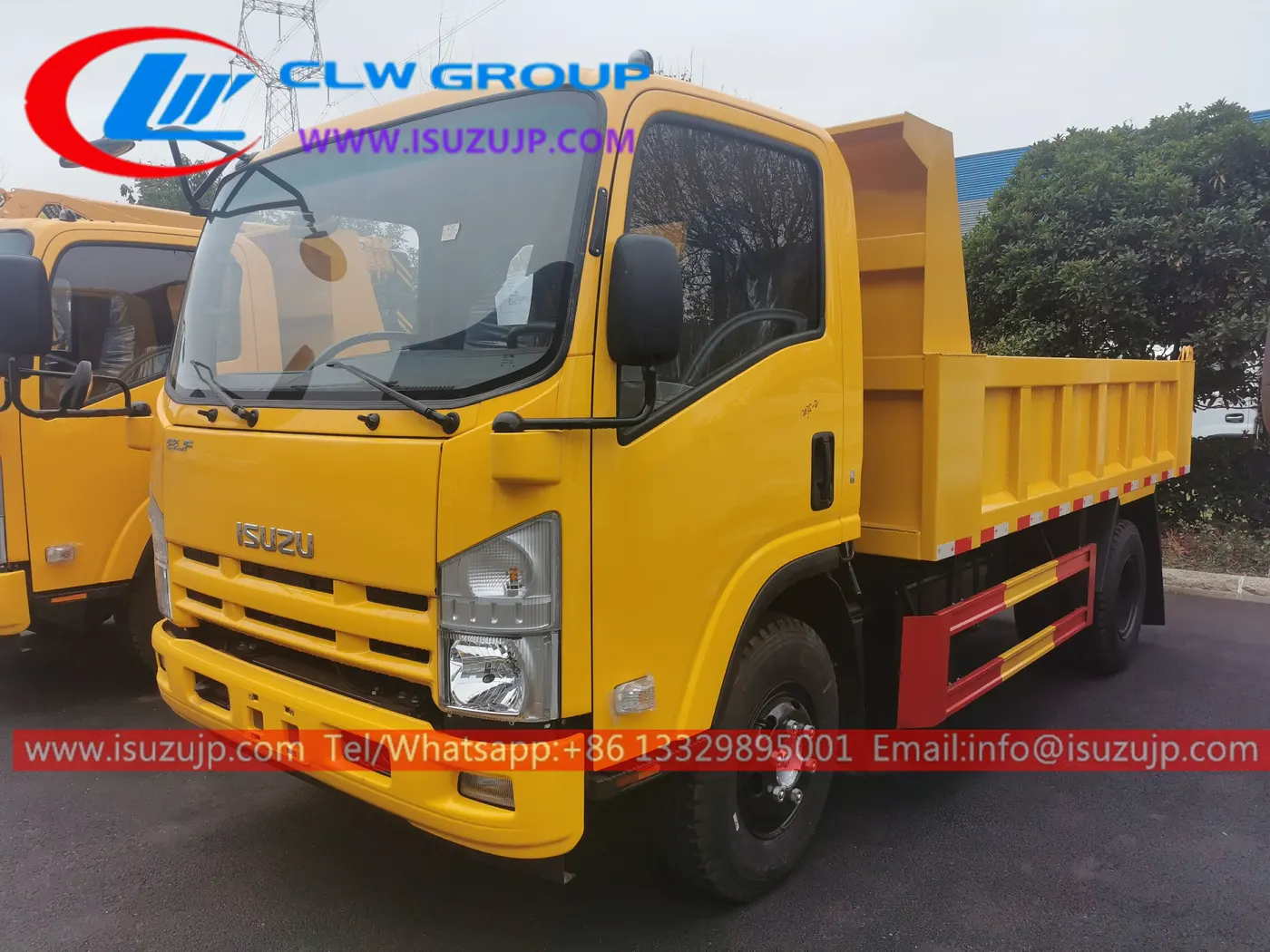 ISUZU NPR 7 cbm forward dump truck Peru