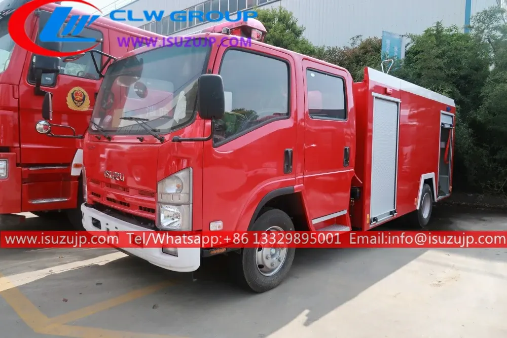 ISUZU NQR 5000kg military fire trucks for sale