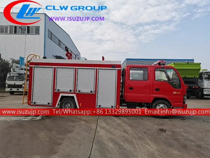 ISUZU small fire department utility truck