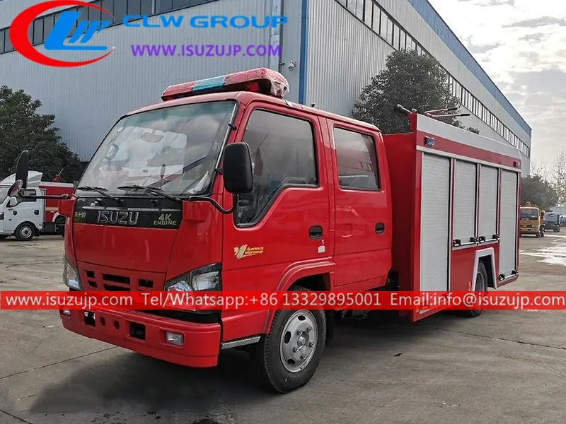 ISUZU small fire department utility truck