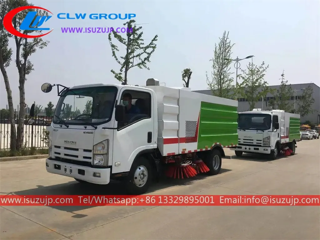ISUZU KV600 7cbm street sweeper vehicle