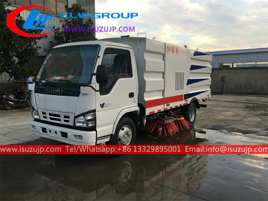 ISUZU 4K-ENGINE 7cbm street sweeper truck
