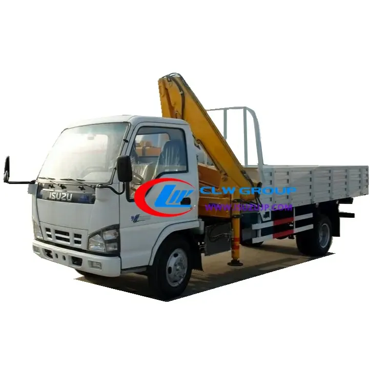 japan hydraulic knuckle construction mobile truck with crane