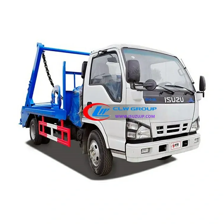 Japan Isuzu 5 ton swing arm garbage truck
