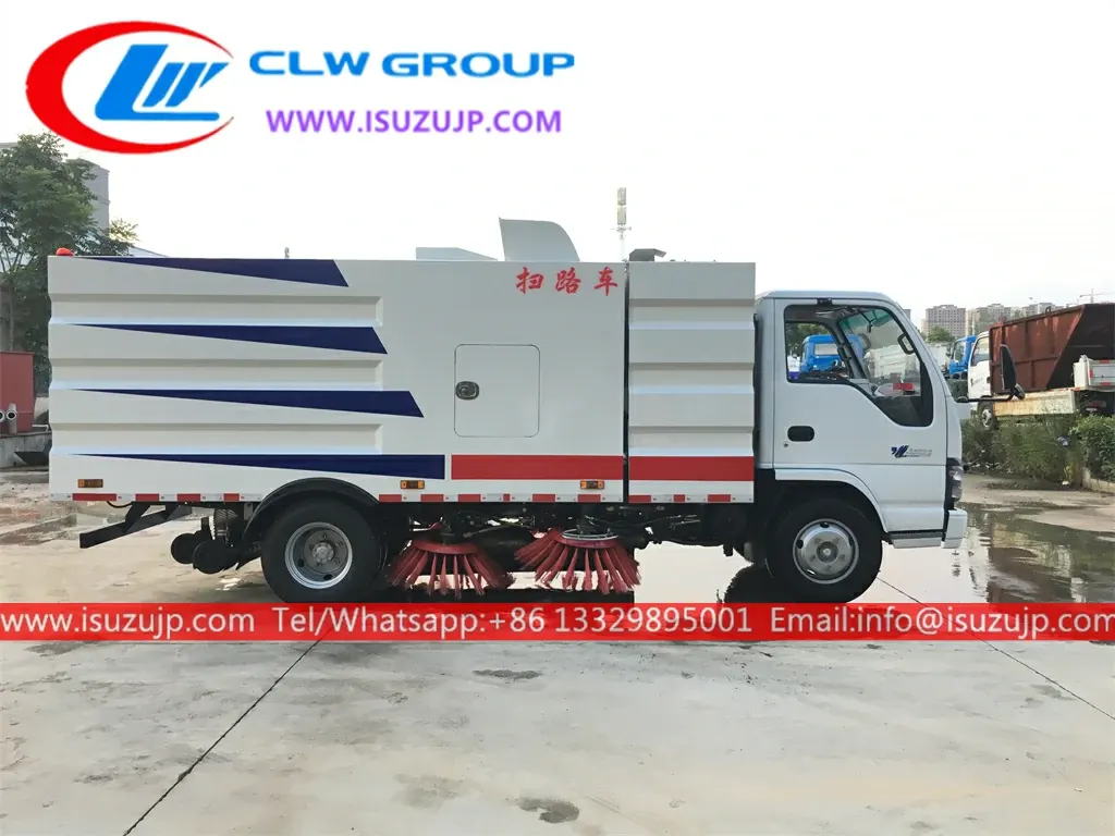 ISUZU 4K-ENGINE 7cbm street sweeper truck