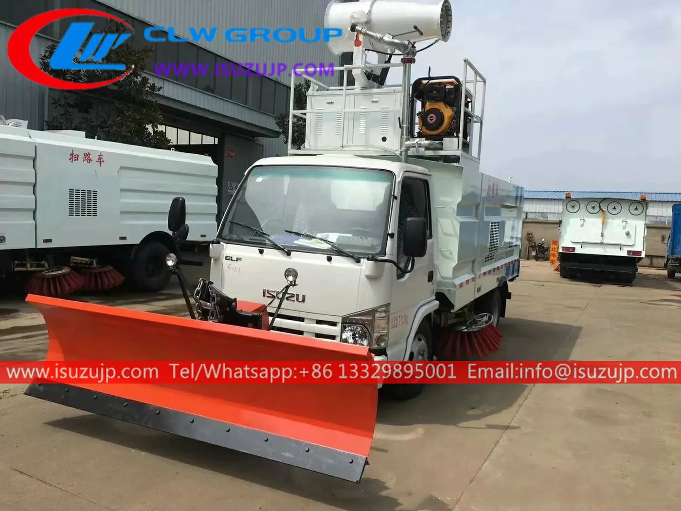 Japan Isuzu road sweeper truck for sale