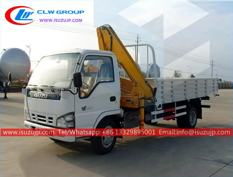 japan hydraulic knuckle construction mobile truck with crane