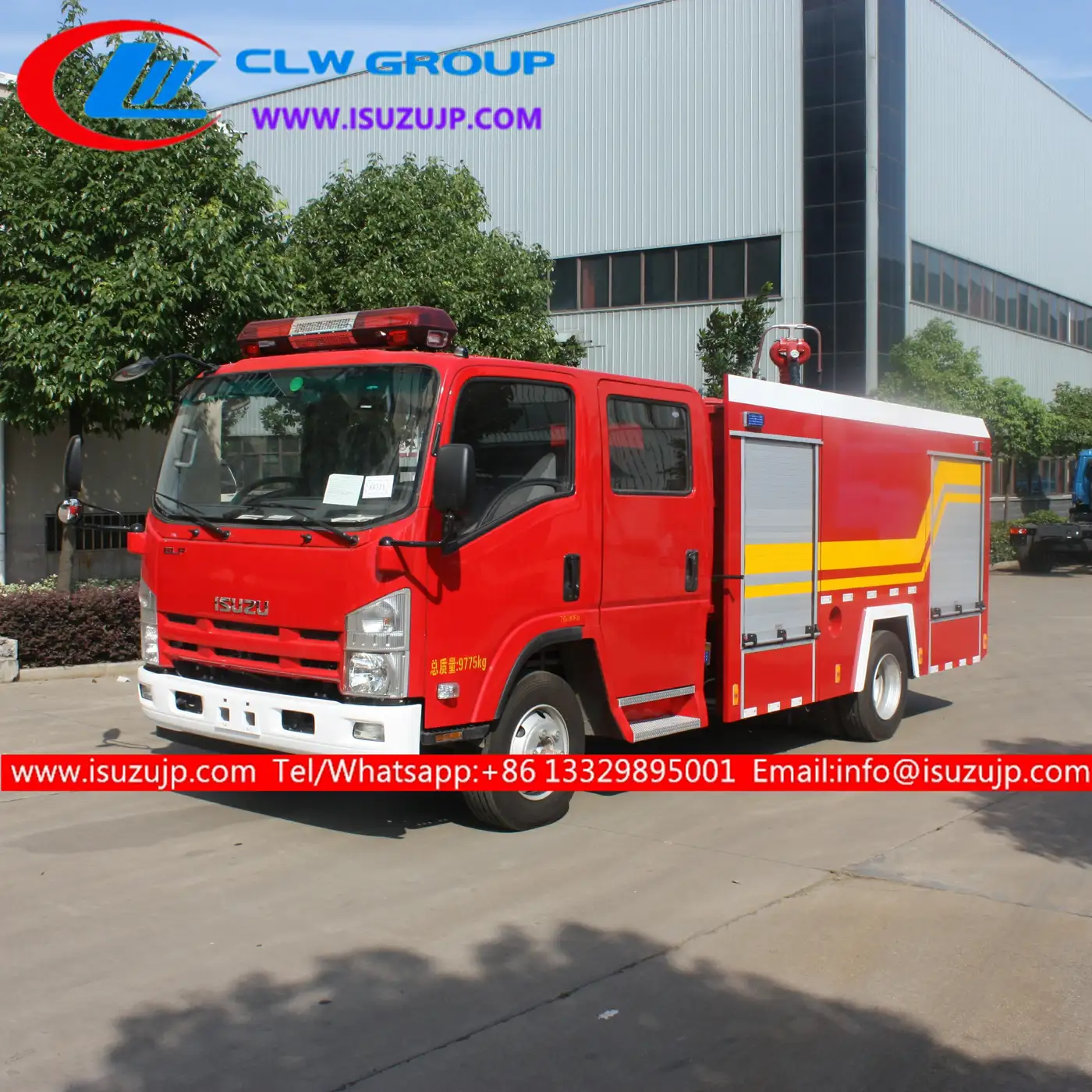 New ISUZU NQR custom fire truck for sale