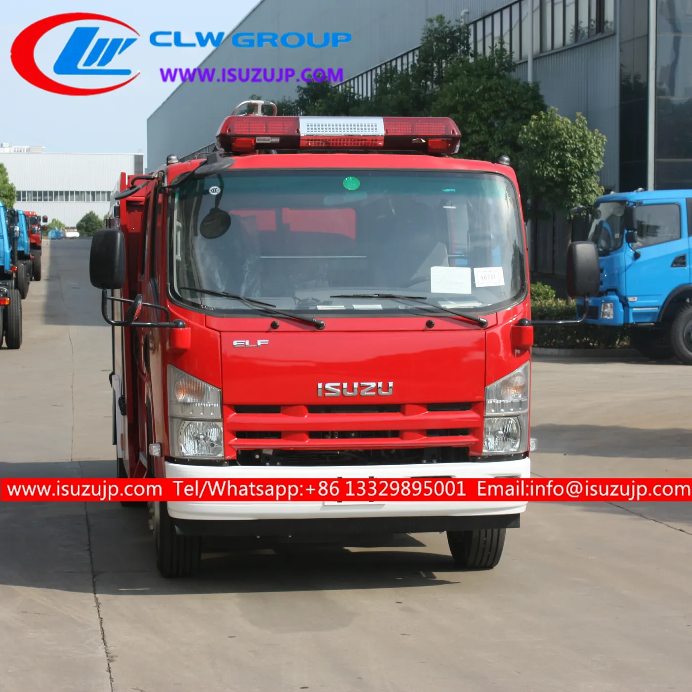 New ISUZU NQR custom fire truck for sale