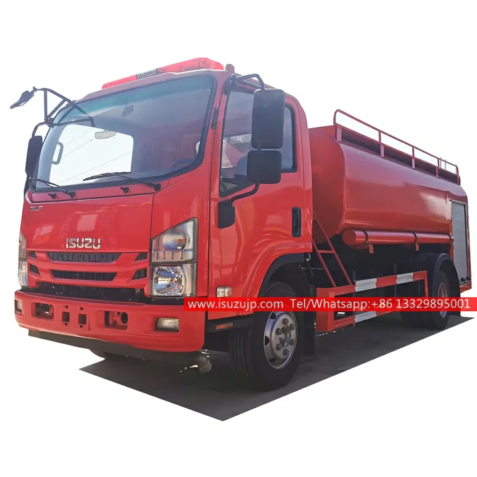 ISUZU NPR 8 ton fire fighting water pump truck