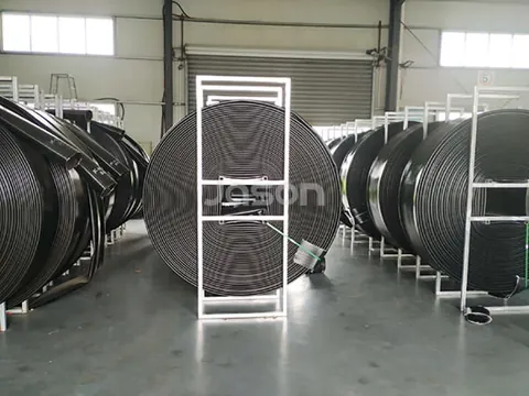 12 inch TPU layflat hose produced for a Canadian customer
