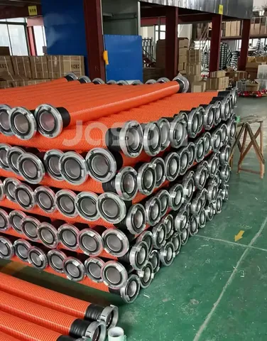 6 inch light fire suction hose supplied for a fire competition