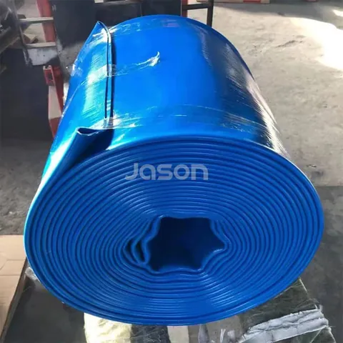 8 inch discharge hose laid flat