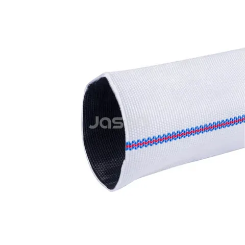 Canvas fire hose coupling end